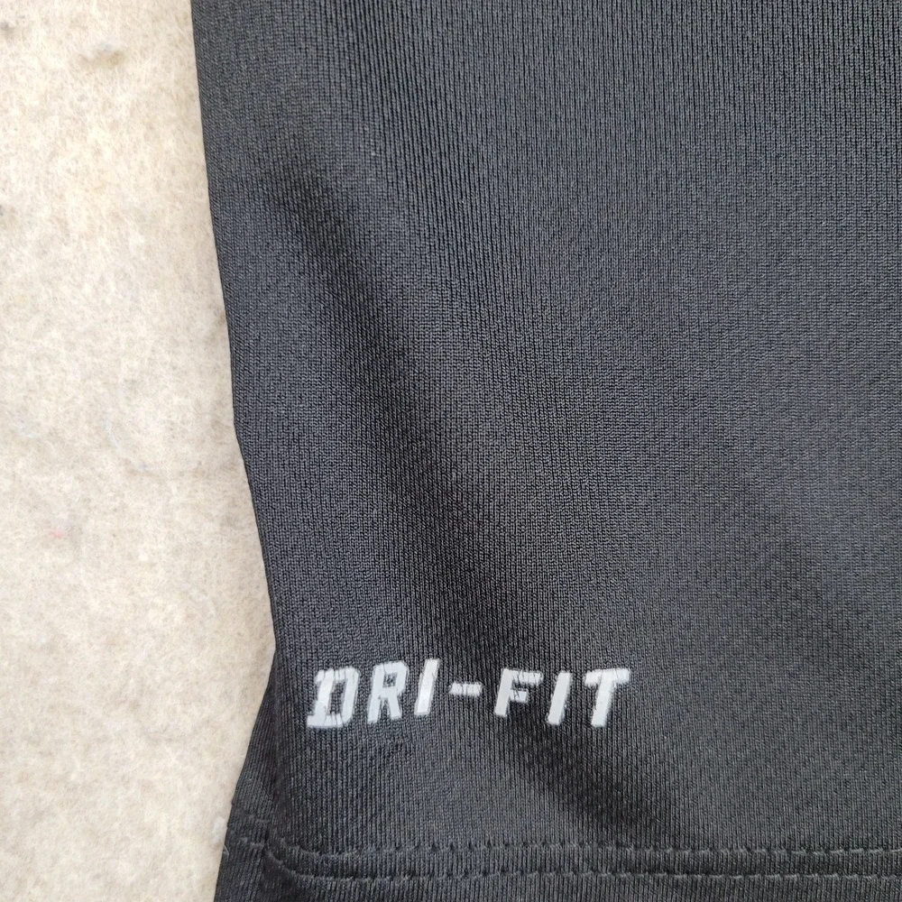 UNCC 49ers Nike Dri Fit Golf Polo Shirt Mens 2XL Black Short‎ Sleeve Performance
